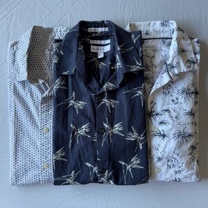 VGUC Mens Casual Button down Shirts Bundle